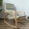 Sillón balancín nórdico sofá perezoso silla de balcón silla de ocio sillón reclinable para mujer embarazada sillón de casa para adulto simple