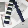 Corbata de Punto para Hombre Estilo Coreano, Plana de Moda Rayada Trendy de 6 cm de Lana, Exportación a Europa y América, Transfronteriza, en Stock