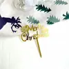 Copyright estilo ins transfronterizo Navidad inserción de tarjeta acrílica inserción de tarjeta para pastel decoración de pastel de Navidad suministros para fiesta
