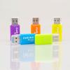 Lector de tarjetas TF genial, lector de tarjetas USB 1.0, lector de tarjetas legible para teléfono móvil, tarjeta TF/tarjeta MicroSD