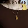 Nuevo y Moderno Versátil Collar con Forma de Calabaza para Hielo Picado con Microincrustaciones de Circonita para Mujer, Cadena para Clavícula de Lujo Ligero de Nicho de Alta Gama