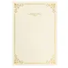 Certificado de Honor de Gama Alta Certificado Personalizado con Cinta Dorada Papel A4 Imprimible Núcleo Interior Página Interior Premio Universal Bmd