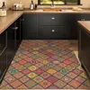 Tapete de Cozinha Americano de Lama Diatomácea, Absorvente, Limpável, Lavável, Antiderrapante, À Prova de Óleo, Impermeável, Tapete Longo, Resistente à Varanda