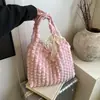 Bolsa de burbujas plisada transfronteriza, moderna y elegante, bolsa simple con forma de nube, elegante bolso de hombro para mujer, bolso de mano casual