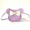 Bolso Bandolera Huo Po No Bow para Mujer, Bolso Redondo Pequeño Nuevo Fresco y Dulce, Bolso Casual para Teléfono Móvil