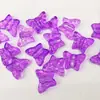 Horquilla de flor de pétalos de vidrio checo imitación Houxiu 12*15 mariposa perforada horquilla antigua accesorios para madre material DIY