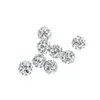 3-8mm Rosca Interna Unha com Lábio Unha de Osso da Orelha Tela de Orelha Bola de Lama Totalmente Diamantada Acessórios Shambhala Furo de 1.2/1.6mm