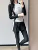 Maiô de Novo Estilo para Mulheres, Roupa de Mergulho, Maiô de Água-viva, Conjunto de Duas Peças com Mangas Longas, Proteção Solar, Modelador, Roupa de Mergulho para Snorkel