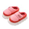 Pantuflas de Algodón de Invierno para Niños y Niñas Cálidas con Forro Polar Tela de Plumón Impermeables para Niños Grandes Pequeños y Medianos Pantuflas para el Hogar para Bebés y Padres