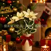 Decoraciones de mesa de Navidad, decoraciones navideñas transfronterizas de frutos rojos, piñas artificiales y decoraciones de mesa con bayas, mini árbol de Navidad