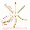 Rosca M6 Accesorios de boquilla para máquina herramienta CNC Portaherramientas Extensión de latón Boquilla de refrigeración interna Extensión de torreta Tubo de pulverización