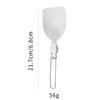 Utensilios de Cocina Plegables de Acero Inoxidable 304 Transfronterizos para Camping al Aire Libre Picnic Vajilla de Viaje Portátil Espátula y Cuchara Multifuncionales