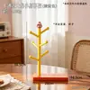 Suporte de armazenamento de copos com personagem animado, porta-copos em formato de árvore, suporte de mesa para xícaras de café e chá, suporte criativo para pendurar copos