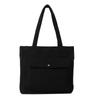 Bolso Casual Simple de Nuevo Estilo para Mujer Estilo Coreano Artístico Color Sólido Bolso de Hombro para Estudiante Gran Capacidad Bolso para Clases de Tutoría Transfronterizo