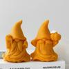 Molde de Enano de Halloween Transfronterizo Enano Anciano sin Rostro Adornos Decorativos Herramienta de Pulido de Yeso para Velas de Aromaterapia DIY