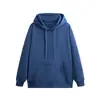 Sudadera con capucha de color liso forrada de forro polar, nueva y moderna para otoño e invierno, para hombre, pareja, holgada, casual, versátil, chaqueta con capucha
