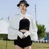 Chal Grande con Cuello Alto de Seda de Hielo para Protección Solar, Transpirable y Delgado, Protección UV para Exteriores, Parasol para Conducir, Cubierta Protectora Solar Holgada para el Verano