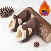 Botas de Nieve para Niños, Zapatos de Algodón Gruesos Grandes para Niñas, Zapatos Nuevos de Invierno Cálidos tipo Birkenstock, Botas de Algodón Antideslizantes con Forro de Felpa para Bebés Niñas