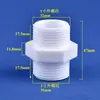 Conector Nipple de Plástico Macho-Macho/Reparo Adaptador de Rosca Externa 4/6/1 Resistente a Altas Temperaturas Conector Redutor Outro