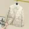 Chaqueta interior de algodón acolchada ligera con forro polar para mujer, chaqueta corta acolchada de algodón, abrigo exterior cálido de capa base de algodón para invierno, ajustada