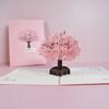 Tarjeta de felicitación tridimensional árbol del amor Qixi regalo creativo de Navidad tarjeta del Día de San Valentín florería regalo para pareja venta al por mayor transfronteriza