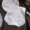 Pantaletas de Encaje Ligeras Sin Costuras Moldeadoras con Refuerzo de Algodón Puro Antibacteriano Invisible, Pantaletas Moldeadoras de Cintura Alta para Control de Abdomen para Mujer