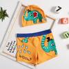 Calções de banho infantis 2025 novos calções de banho fofos de desenho animado para meninos, calções de banho estampados, boxers de praia infantis, atacado