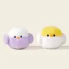 Llavero de Peluche de Pájaro Agitación Manual Sonido de Pío Juguete Infantil Colgante para Mochila Pequeño Regalo Mayoreo