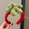 Nuevas diademas de dibujos animados para mujer, diseñadas para lavarse la cara, populares para usar con mascarillas faciales, de ala ancha, sencillas, elegantes y de alta calidad, accesorios para el cabello