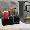 Soporte de Madera para Tazas de Café Counter Accesorios para Cafetería Estante Organizador Dispensador de Almacenamiento para Vasos de Papel de Escritorio