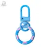 Hebilla de Resorte de Color Caramelo de Aleación Hebilla de Puerta Colgante para Equipaje Llavero Círculo de Resorte Colorido Material para Joyería DIY