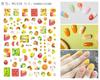 Pegatina para Uñas con Arte de Frutas Estilo Deslumbrante Little Red Book Sandía Piña Arándano Pegatina para Uñas con Arte de Frutas WG314-330