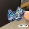 Lindo Perrito de Hilo Azul Pinza para el Cabello Pinza para Flequillo Pinza de Pato Pinza para el Cabello con Pedrería Pinza Lateral para Mujer Accesorio para el Cabello
