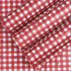 [Novo Modelo 2026] 120g Laço Retro Gatinho Kt Papel de Presente Padrão Xadrez Vermelho e Branco Material de Embalagem Florido Atacado