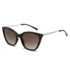 Gafas de Sol Retro Ojo de Gato de Marco Grande Europeas y Americanas para Mujer, Gafas de Moda de Alta Gama para Rostros Cuadrados y Redondos, Aspecto Adelgazante y Gafas de Sol Anti-UV