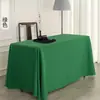 Toalha de mesa para mesa de conferência, adequada para hotéis, escritórios, exposições e eventos promocionais; toalha de mesa retangular lisa vermelha e branca