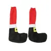 Nuevas decoraciones navideñas más vendidas transfronterizas, cubiertas para patas de mesa navideñas, cubiertas para patas de silla navideñas, arreglos de escenas navideñas