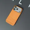 Adequado para Capa de Celular Iphone17Promax, Padrão Kevlar Sucção Magnética Padrão Fibra de Carbono Capa Protetora Anti-Queda para Apple 16
