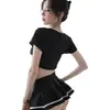 Roupa Íntima Nova Sexy Noturna Vestido Fofo Puro de Estudante Tamanho Grande Minissaia Sexy Uniforme Traje de Tentação para Cabelo