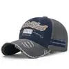 Gorra de Béisbol Lavada Estilo Americano para Mujer con Borde Desgastado Bordado de Letras Gorra de Sol para Ocio al Aire Libre Deportes Gorra para Hombre para Exteriores
