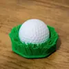 Itens Criativos Pequenos para Entusiastas de Golfe, Spinner de Dedo em Formato de Bola de Golfe, Ímã de Geladeira, Pequeno Pingente