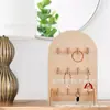 Estante de Exhibición de Pulseras de Madera con Arco de Madera Transfronterizo Estante de Almacenamiento de Artesanías para Joyería Estante de Exhibición de Joyería Tablero de Exhibición de Uñas