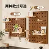 Tablero de Agujeros para Túnel de Viento Usado Caja Eléctrica de Medición Panel Decorativo Tapa de Caja de Distribución Caja para Cables de Red Gancho de Pared para Interruptor Gancho de Madera Maciza
