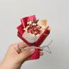 Mini Buquê de Rosas Secas, Mini Lembrancinha Requintada, Flor Imortal, Gipsofila, Decoração para o Dia dos Namorados Chinês