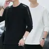 [Envio Rápido] Camiseta masculina de manga comprida, nova coleção outono 2026, camiseta de manga comprida estampada, estilo masculino
