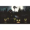 Halloween Transfronterizo Fiesta Temática de Halloween Diseño de Fiesta Escena Festiva Tela de Decoración de Pared Personalización