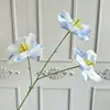 Arranjo de Flores Artificiais Azuis de Luxo para Casamento Arranjo Floral DIY Arranjo de Flores para Janela de Shopping Center ao Ar Livre Paisagismo com Flores Artificiais