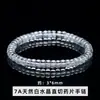 Pulseira Popular Natural de Obsidiana Transfronteiriça, Pulseira de Cristal de Material Natural de Alta Qualidade, Atacado de Joias de Jade e Ágata