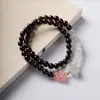 Sándalo Rojo de Hoja Pequeña Indio 0.6cm Jade Blanco Tallado Colgante Guan Sheng Collar Colgante Cuentas Budistas para Hombres y Mujeres Fabricante