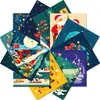 Venda Quente Transfronteiriça 12 Folhas/Pacote Papel para Material de Natal Decoração de Atmosfera Natalina Base de Papel para Diário DIY Embalagem de Presente